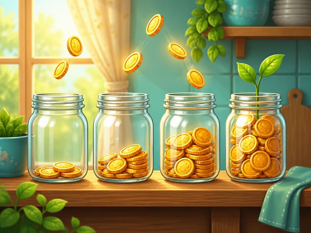 Illustrated scene from Budget Jars