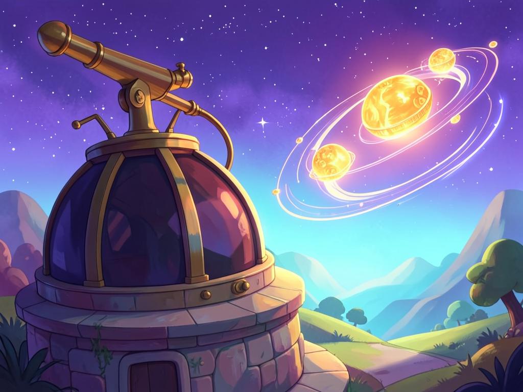 Illustrated scene from Compound Interest Observatory