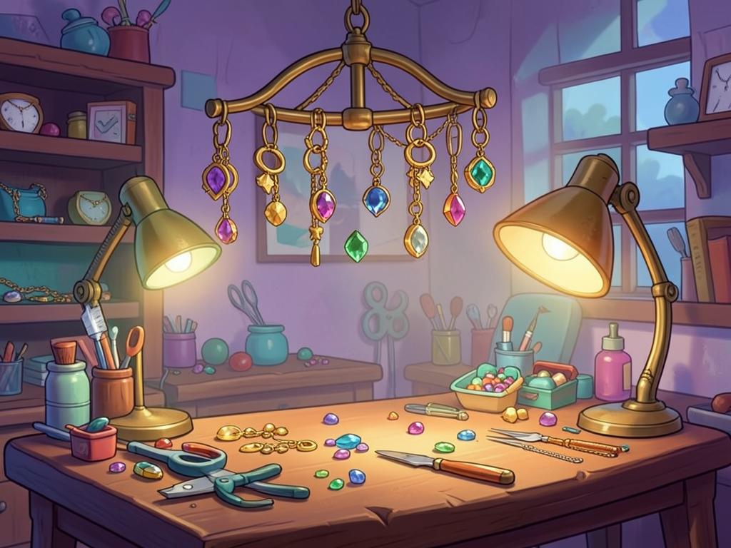 Illustrated scene from Journal Jewellery