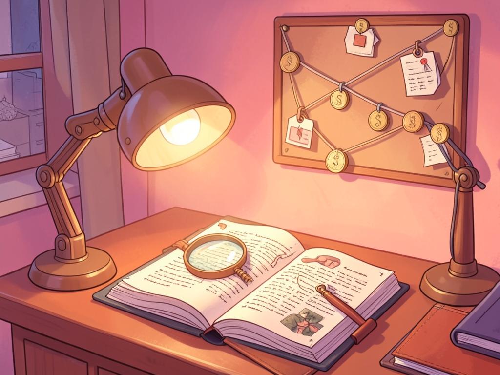 Illustrated scene from Loan Detective