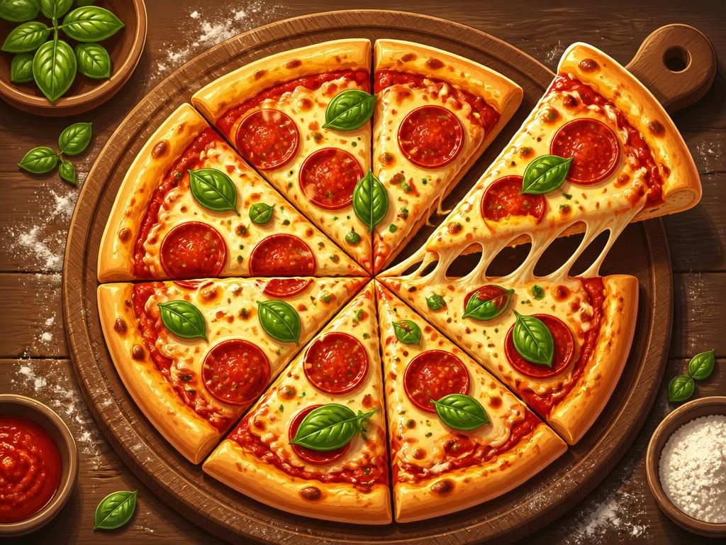 Illustrated scene from Profit Pizza